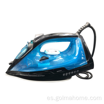 Golmahome new hotel guest supply plancha de vapor eléctrica negra plancha eléctrica 320ml